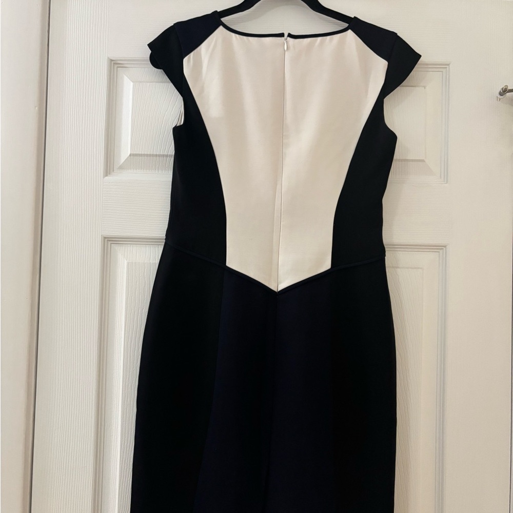 Elegant Black and White Dress